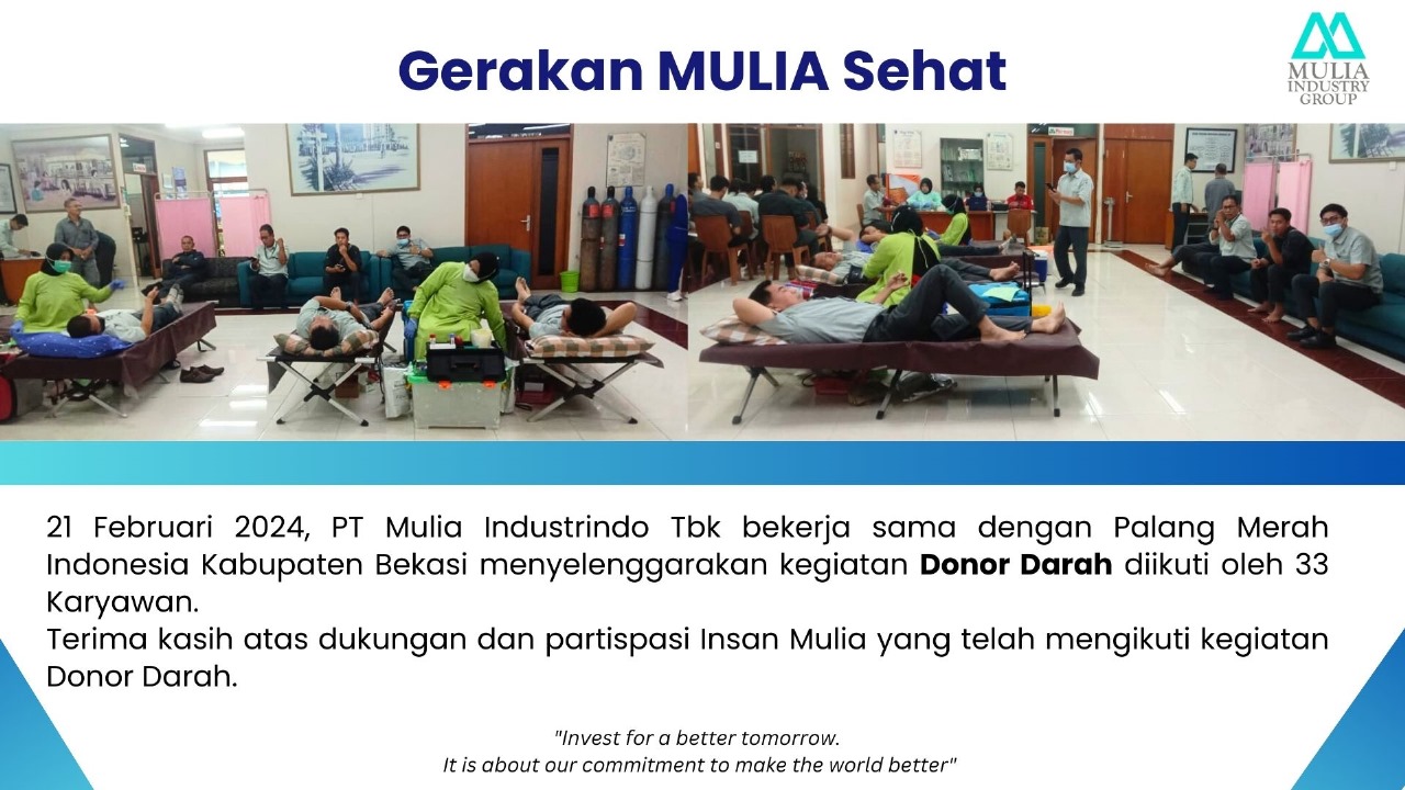 Gerakan MULIA Sehat: Donor Darah